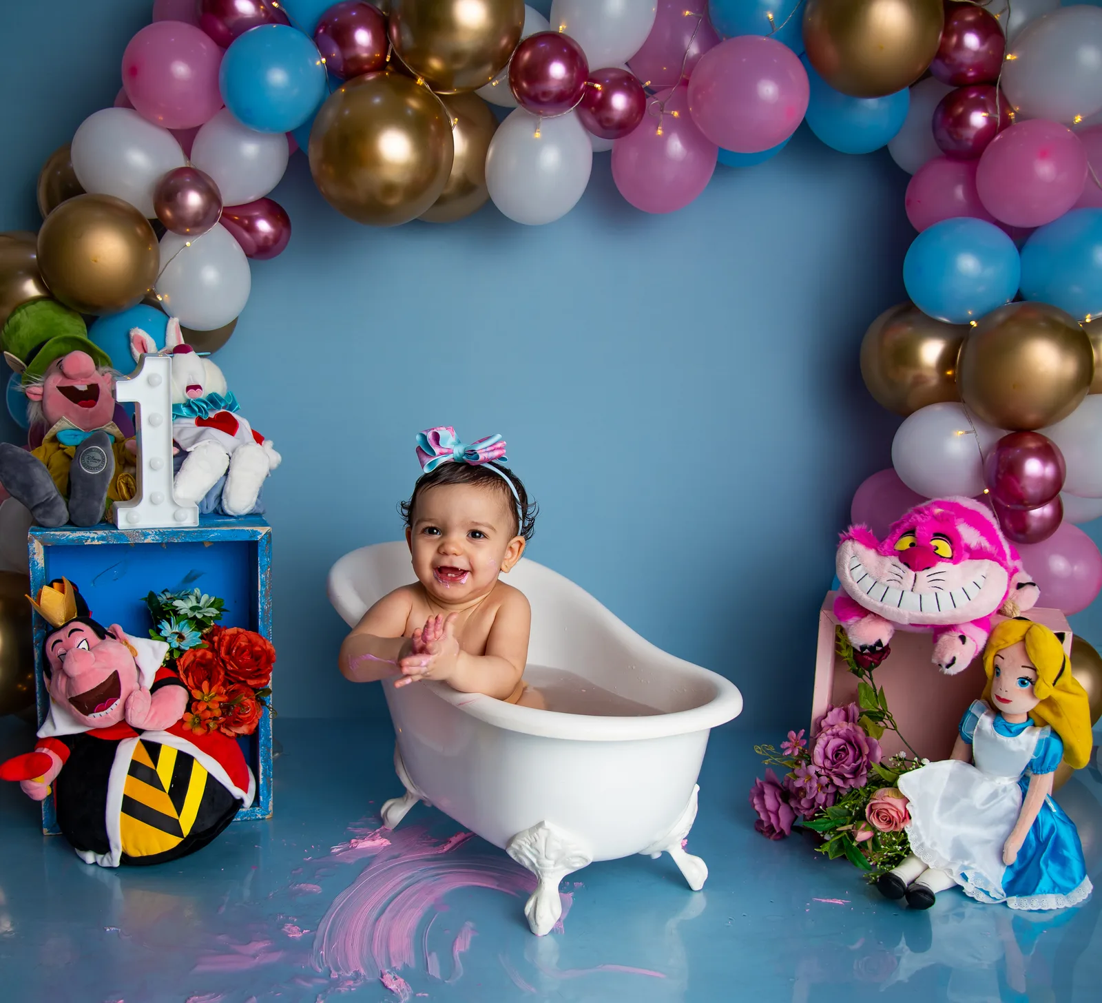 Fotografia de ensaio smash the cake