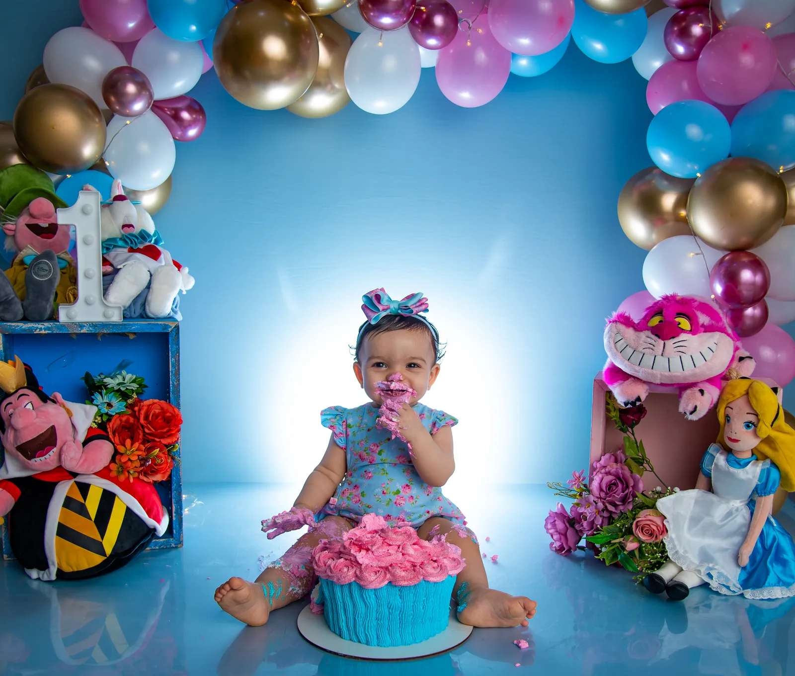 Fotografia de ensaio smash the cake